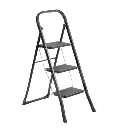 Metal 2 Steps Ladder black 46x55x82cm