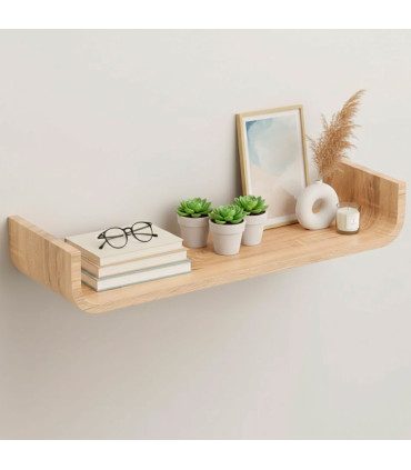 Wall Shelf MDF Wood - 80cm