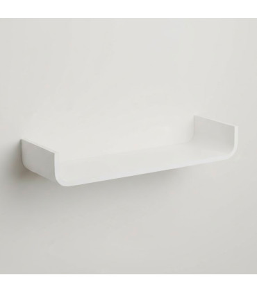 Wall Shelf MDF white Wood - 80cm