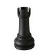 Decoratif chess black resine 19.5cm