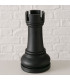 Objet décoratif à poser échec en résine noire