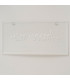 Set de 2 plaques métal Amore Mio 40x20x0.5cm