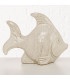 Decoratif fish beige ceramic 24x10x18cm