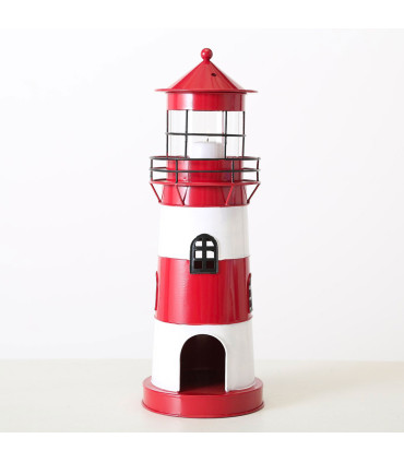 Set of 2 lanterns wood and black metal 20x20x45cm