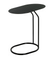 Side Table black metal 45x28x49cm