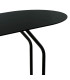 Table d'appoint métal noir 45x28x49cm