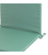 Coussin pour fauteuil de jardin vert 120x50x3cm