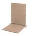 Coussin pour fauteuil de jardin beige 120x50x3cm