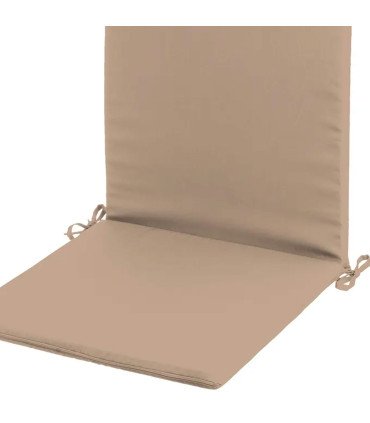 Coussin pour fauteuil de jardin beige 120x50x3cm