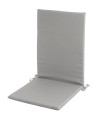 Coussin pour fauteuil de jardin gris 120x50x3cm