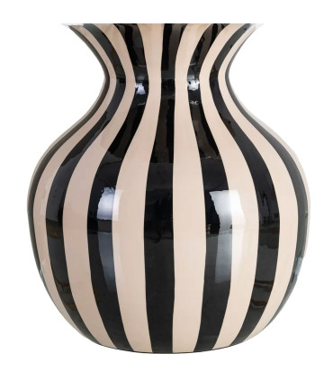 Table d'appoint résine noire et blanche 38x38x47cm