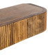 Table de chevet murale en bois de manguier 35x15x7.5cm