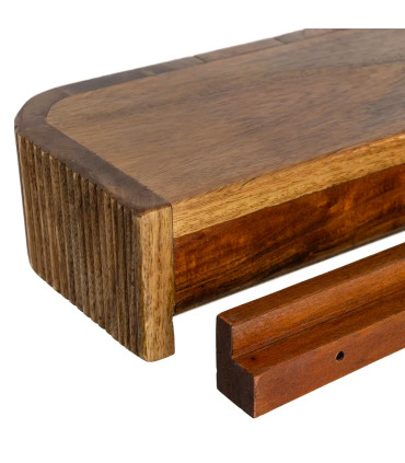 Bedside Table Wood beige 50x20x13cm