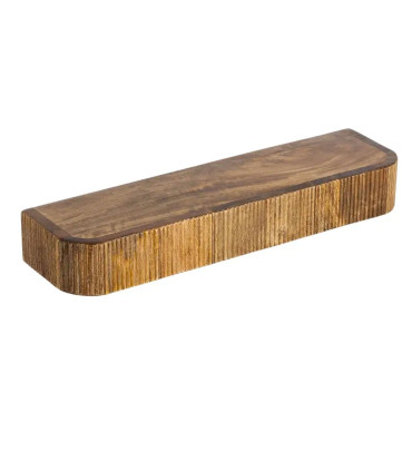 Table de chevet murale en bois de manguier 55x15x7.5cm