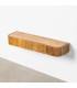 Table de chevet murale en bois de manguier 55x15x7.5cm