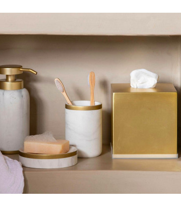 Rattan Square Tissue Box