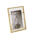 Photo Frame gold metal 15x10cm