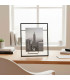 Photo Frame black metal 13x18cm