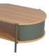 table basse design couleur vert