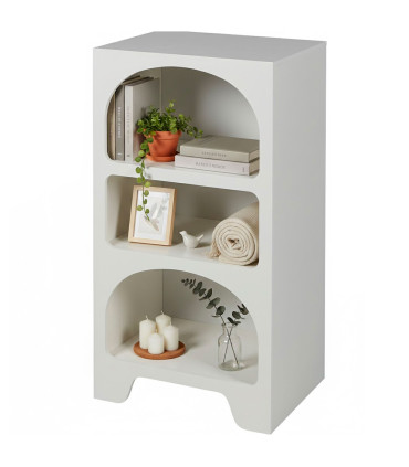 Shelf white MDF 45x35x90cm