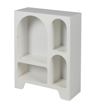 Shelf white MDF 45x35x90cm