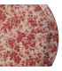 Coaster metal red and pink 11x11x1cm