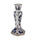Candlestick blue and white porcelain 11x11x21cm