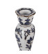 Candlestick blue and white porcelain 11x11x21cm