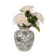 Vase blue and white ceramic 22x22x25cm