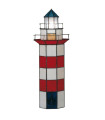 Table Lamp glass lighthouse 21x21x56cm
