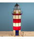 Lampe à poser en verre phare 21x21x56cm