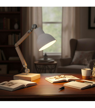Industrial style desk lamp 15x15x47 cm
