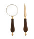 Loupe et ouvre‑lettre style vintage