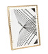 Cadre photo en métal doré et verre transparent 15x20cm