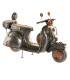 Objet décoratif scooter en métal