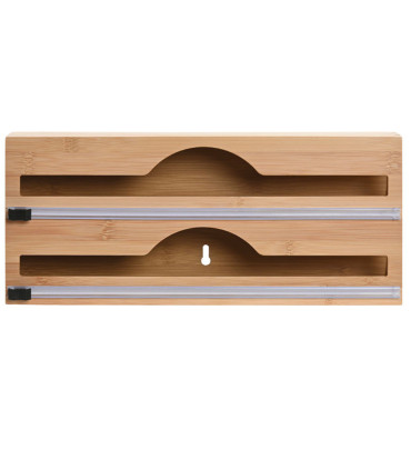 Bamboo Kitchen 2 Rolls Dispenser 33.5x7x14.5cm