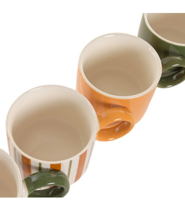 Set de mugs modernes et joyeux pour la table