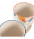 Set de 4 mugs en céramique citrons 36cl