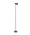 Floor Lamp black metal 20x17x140cm