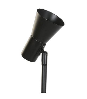 black metal floor lamp