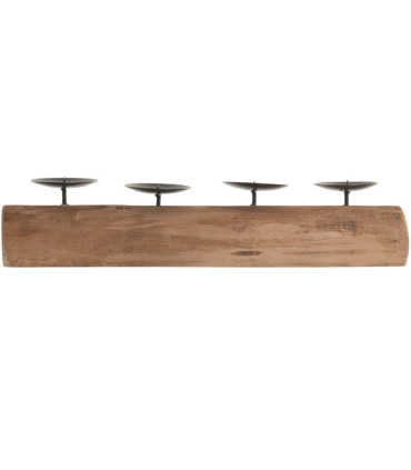 Teak Chandelier - 50x15x13cm