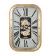 Wall clock gold metal 43x8.5x63cm