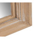 Grand miroir classique bois de paulownia et blanc cérusé 68x4x128cm