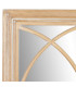 Grand miroir classique bois de paulownia et blanc cérusé 97x4x127cm