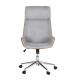 Wallnut and grey tissue Chair Vintage 60x65.5x118cm