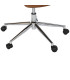 Wallnut and grey tissue Chair Vintage 60x65.5x118cm