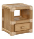 Bedside Table 2 Drawers mangowood 40x32x46.5cm