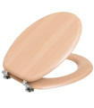 Bamboo effect toilet seat 42x34x2cm