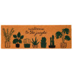 Grand paillasson coco welcome to the jungle 40x120x1cm