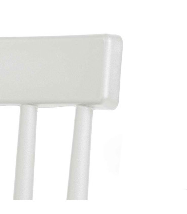 Chair white plastic 45x42x81.5cm